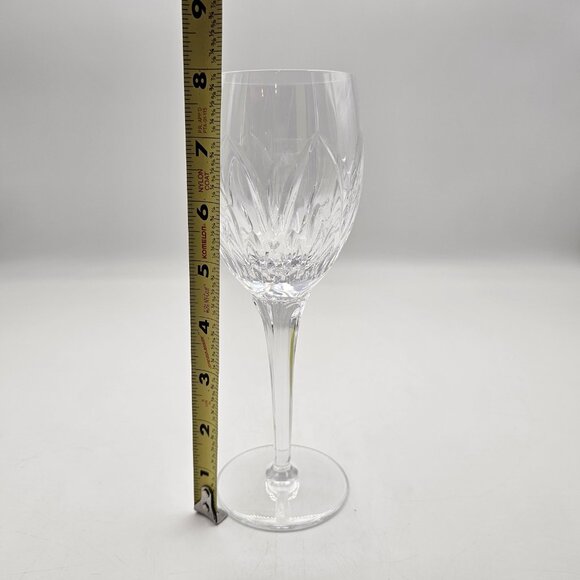 Marquis Waterford Crystal Wine Glass w Tulip Stem Slovenia 8 in - Picture 8 of 10